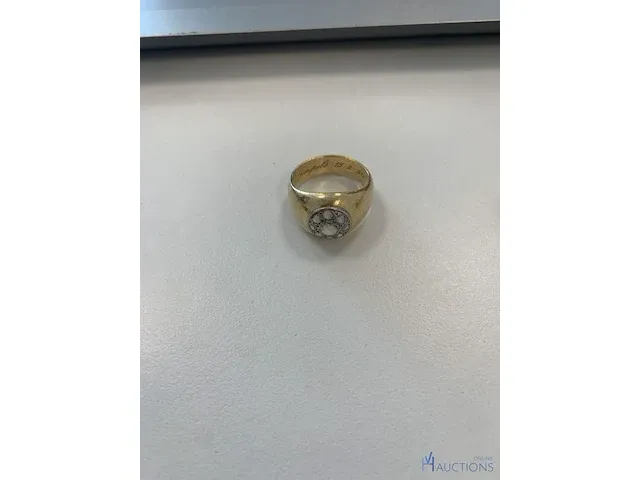 Goudkleurige ring - afbeelding 1 van  5