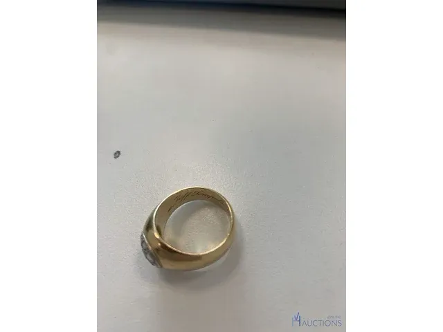 Goudkleurige ring - afbeelding 3 van  5
