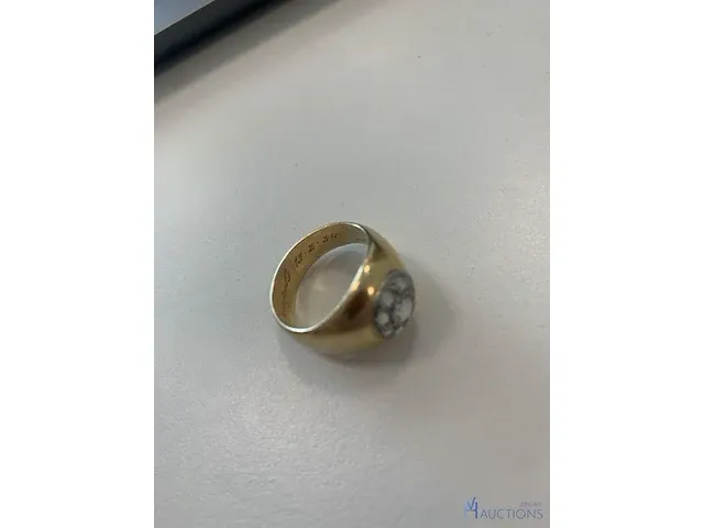Goudkleurige ring - afbeelding 4 van  5