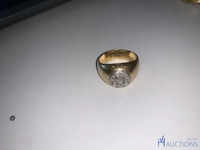 Goudkleurige ring - afbeelding 5 van  5