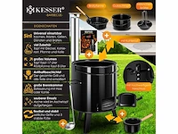 Goulash waterkoker met grill / goulash pot / goulash pot met grill functie kugelgrill grill oven + kippenpan 8 l - afbeelding 4 van  5