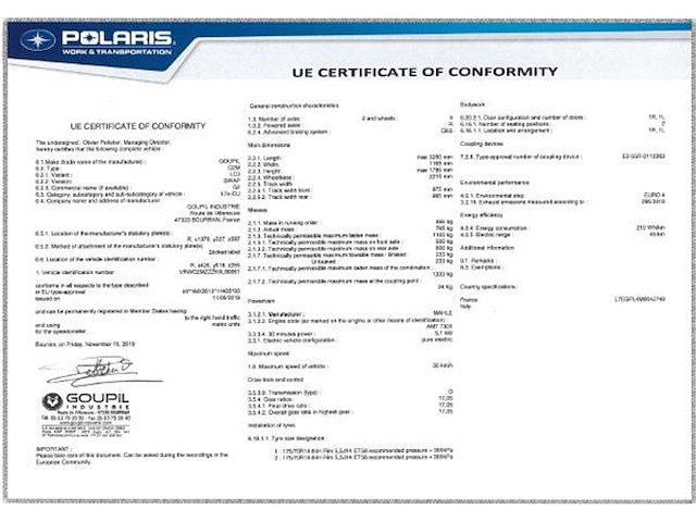 Goupil g2 m , 2019 - afbeelding 8 van  16