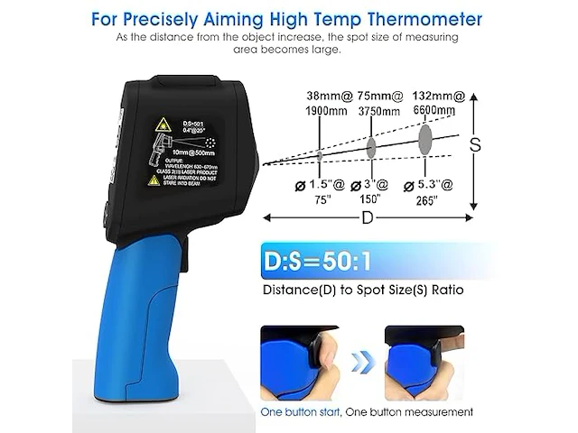 Goyerrnes infrarood thermometer - afbeelding 4 van  5