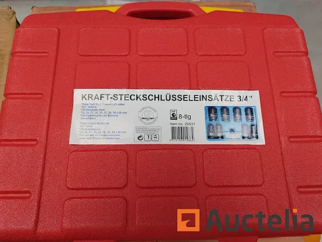 Gp werkstatt doppenset, kracht 3/4″, 8-dlg - afbeelding 5 van  10