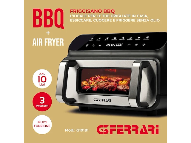 Gr ferrari g10181 friteuse en luchtrooster - afbeelding 2 van  3