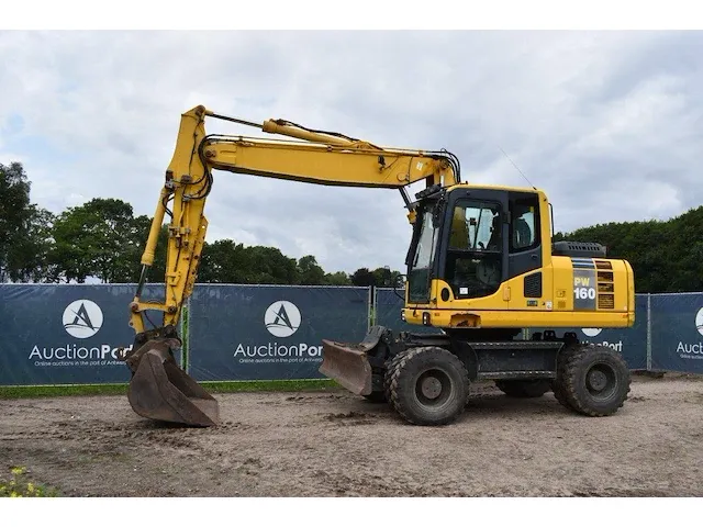 Graafmachine komatsu pw160-8 diesel - afbeelding 1 van  1