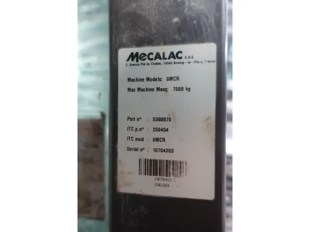 Graafmachine mecalac 8mcr - afbeelding 19 van  19