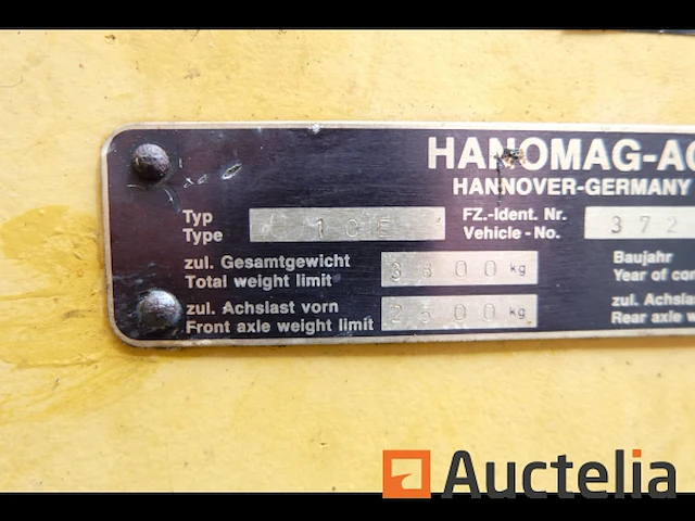 Graafmachine op wielen hanomag-ag - afbeelding 9 van  19