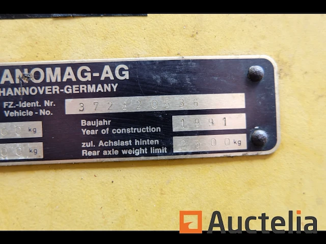 Graafmachine op wielen hanomag-ag - afbeelding 10 van  19