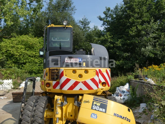 Graafmachine op wielen komatsu pw 98 mr - afbeelding 4 van  23