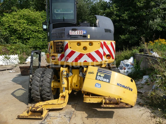 Graafmachine op wielen komatsu pw 98 mr - afbeelding 5 van  23