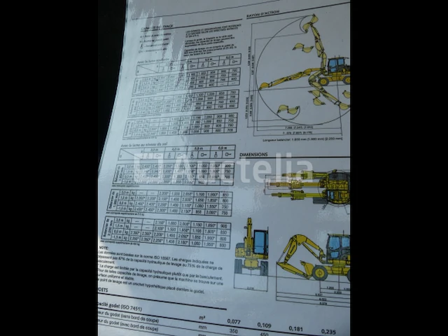 Graafmachine op wielen komatsu pw 98 mr - afbeelding 15 van  23