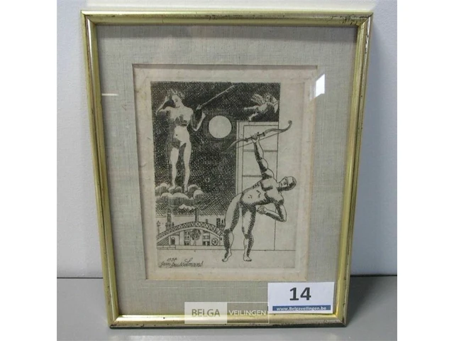 Grafiek jean brusselmans 1934 ± 32x26 - afbeelding 1 van  4