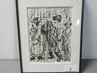 Grafiek marc chagall ± 46x35 - afbeelding 1 van  6