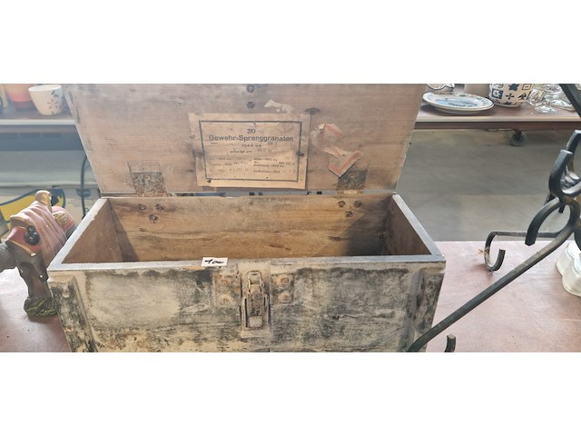 Granaatkistje tweede wereldoorlog - afbeelding 1 van  1