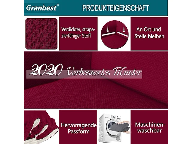 Granbest dikke en elegante bankhoes - afbeelding 3 van  4