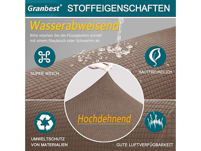 Granbest stretch waterdichte bankhoes - afbeelding 3 van  3