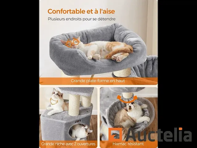 Grand as à chat, tour de jeux taille m, met niche - afbeelding 3 van  8