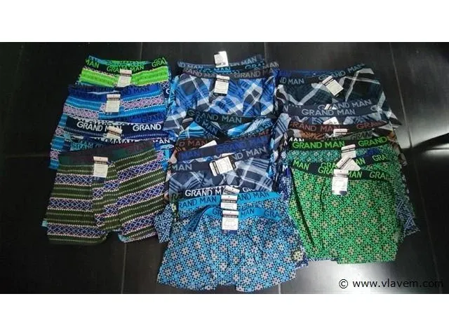 Grand man heren boxershorts medium-xl 62 stuks - afbeelding 1 van  8