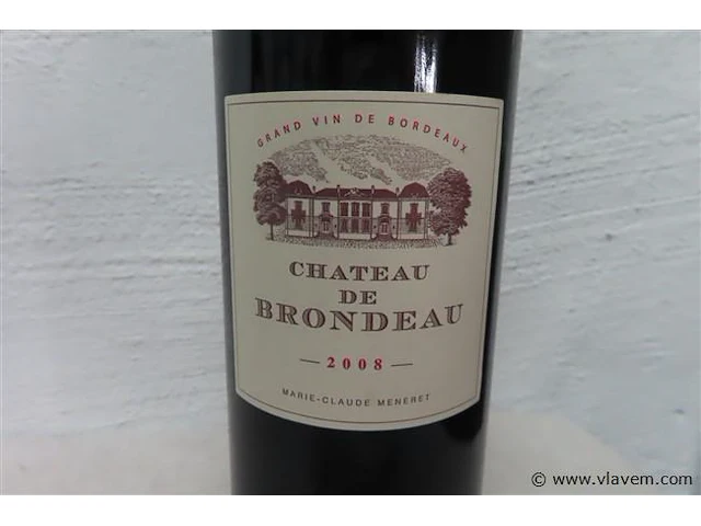 Grand vin de bordeaux 2008 chateau de brondeau - afbeelding 2 van  3