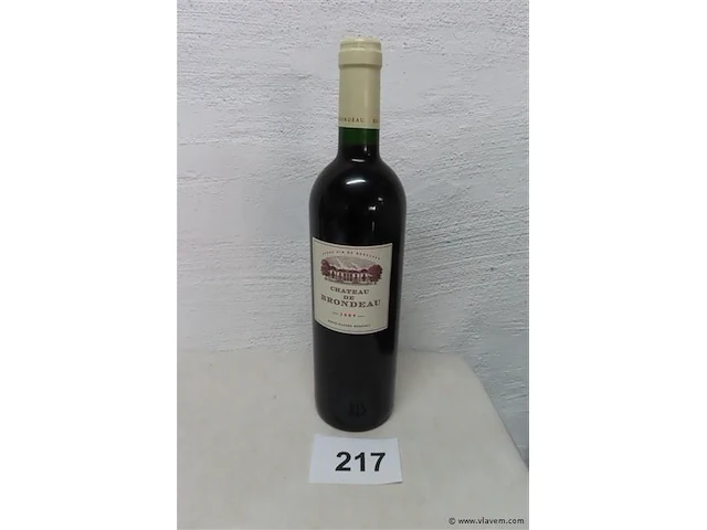 Grand vin de bordeaux 2009 chateau de brondeau - afbeelding 1 van  3