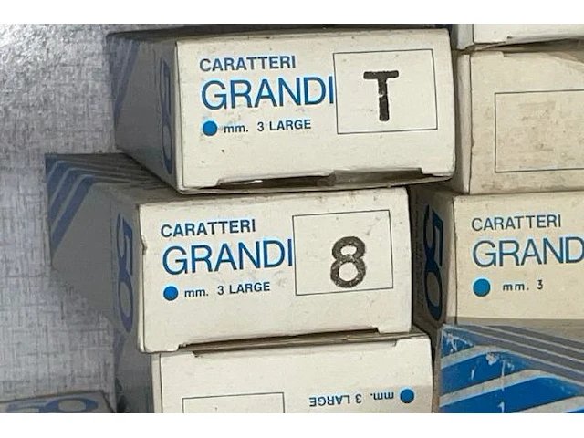 Grandi markering letters en cijfers - afbeelding 4 van  9