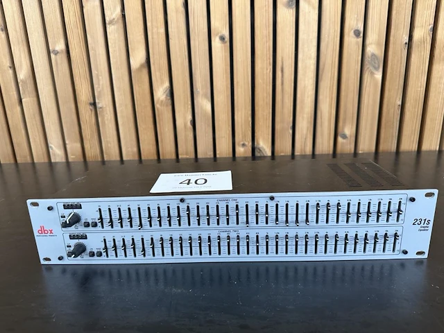 Graphic equilizer dbx 231s - afbeelding 1 van  2