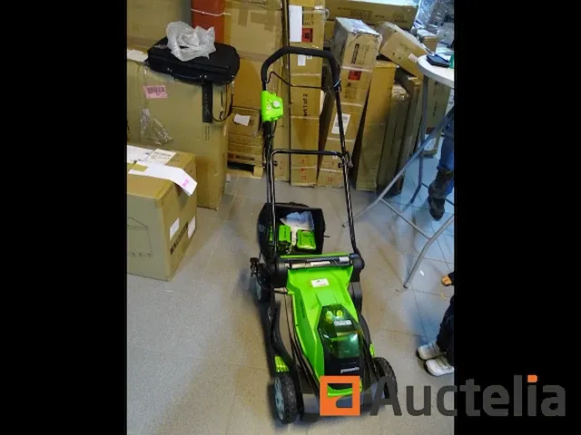 Grasmaaier draadloos op accu greenworks g40lm41 - afbeelding 3 van  10