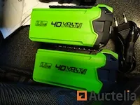 Grasmaaier draadloos op accu greenworks g40lm41 - afbeelding 6 van  10
