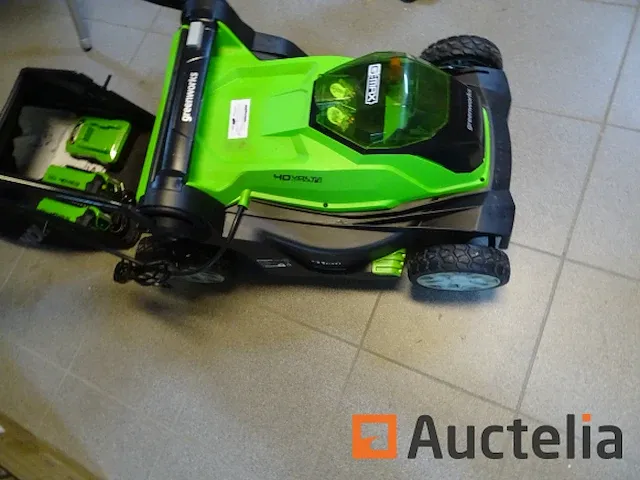 Grasmaaier draadloos op accu greenworks g40lm41 - afbeelding 8 van  10