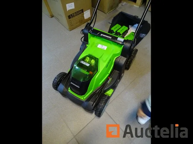 Grasmaaier draadloos op accu greenworks g40lm41 - afbeelding 9 van  10