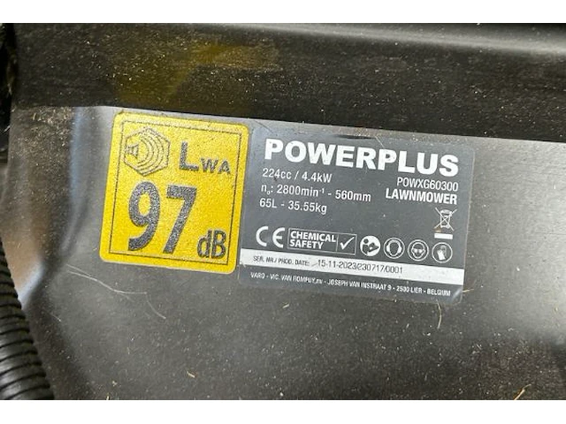 Grasmaaier powerplus - afbeelding 11 van  12