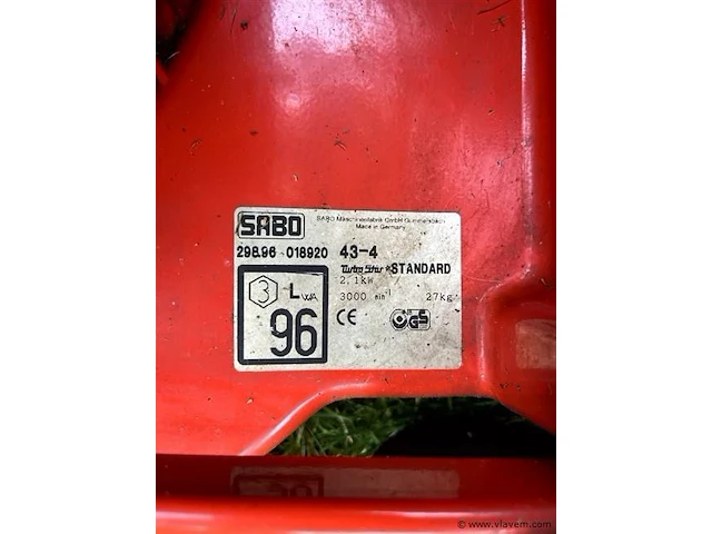 Grasmachine sabo - afbeelding 4 van  4