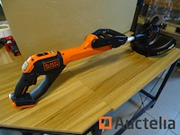 Grastrimmer draadloos 18 v black&decker stc1840e