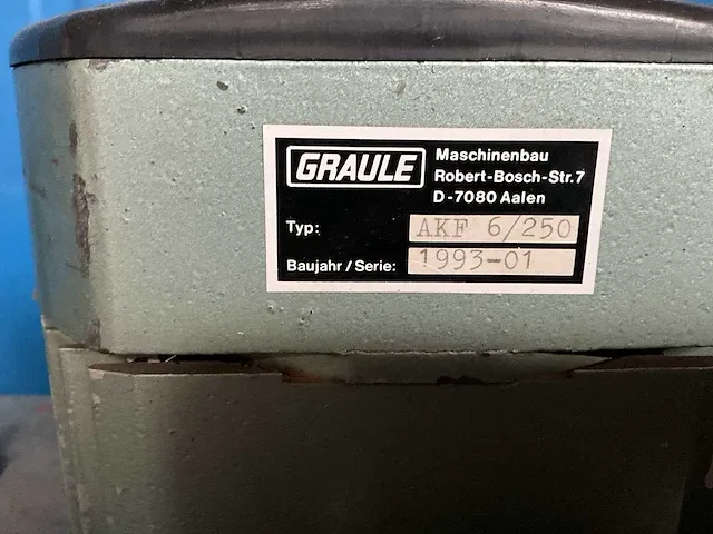 Graule akf 6/250 freesmachine - afbeelding 9 van  9