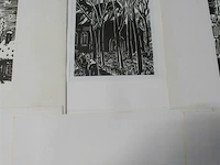 Gravures frans masereel verzameling van 11 werken - afbeelding 4 van  6