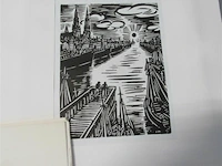 Gravures frans masereel verzameling van 11 werken - afbeelding 5 van  6