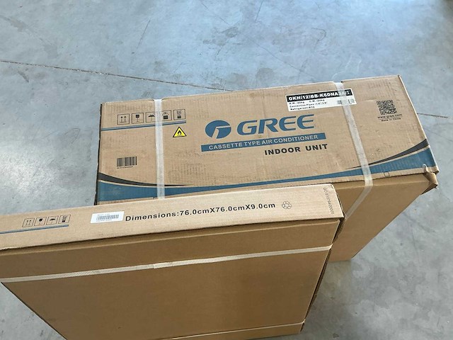 Gree - gkh(12)bb-k6dna3a/i met tc03 paneel 3,5kw - airconditioning binnenunit - afbeelding 2 van  5