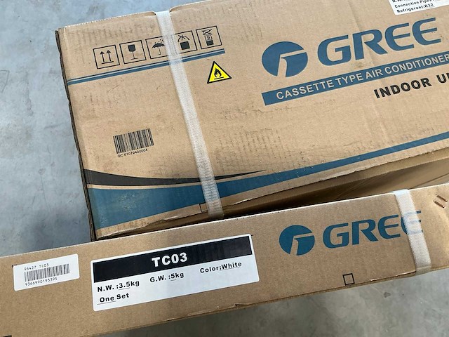 Gree - gkh(12)bb-k6dna3a/i met tc03 paneel 3,5kw - airconditioning binnenunit - afbeelding 5 van  5