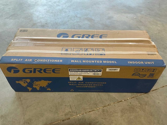 Gree - gwh09-k6dna4a/i (wifi) bora white 2,5kw - airconditioning binnenunit - afbeelding 2 van  3
