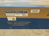 Gree - gwh09-k6dna4a/i (wifi) bora white 2,5kw - airconditioning binnenunit - afbeelding 3 van  3