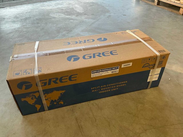 Gree - gwh12ub-k6dna4a/i (wifi) u-crown silver 3,5kw - airconditioning binnenunit - afbeelding 2 van  3
