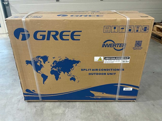Gree geh12aa-k6dna1a/o gray console airconditioning binnen unit - afbeelding 2 van  3