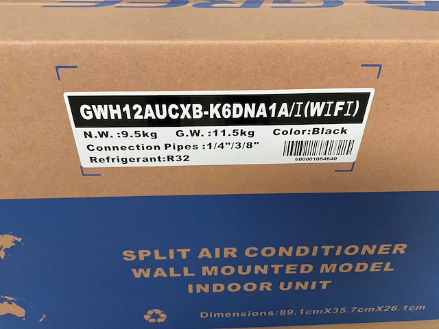 Gree gwh12aucxb-k6dna1a airconditioning - afbeelding 3 van  6