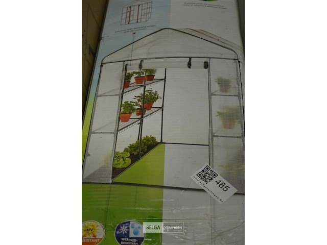 Greenhouse florabest serre 140x200x140 cm - afbeelding 2 van  3