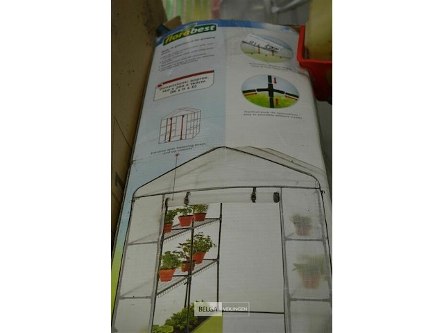 Greenhouse florabest serre 140x200x140 cm - afbeelding 3 van  3
