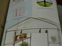 Greenhouse florabest serre 140x200x140 cm - afbeelding 3 van  3