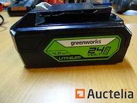 Greenworks 24 v 4 ah lithiumbatterij - afbeelding 3 van  6