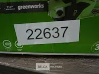 Greenworks 40 volt accu kettingzaag met 40v batterij en 40v acculader - afbeelding 3 van  3