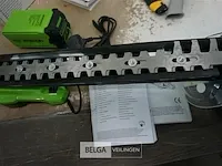 Greenworks 40v heggenschaar met 40v batterij en 40v acculader - afbeelding 2 van  3